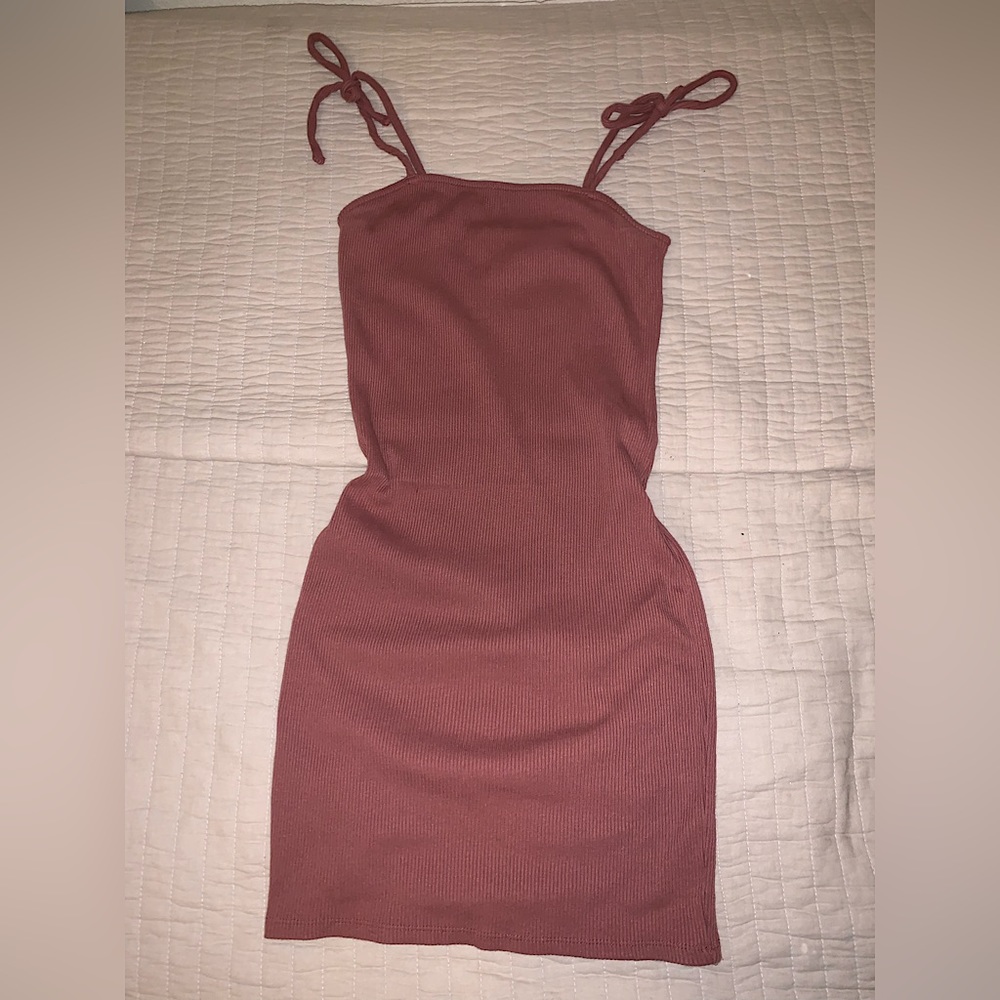 Blush Mini Strap Dress